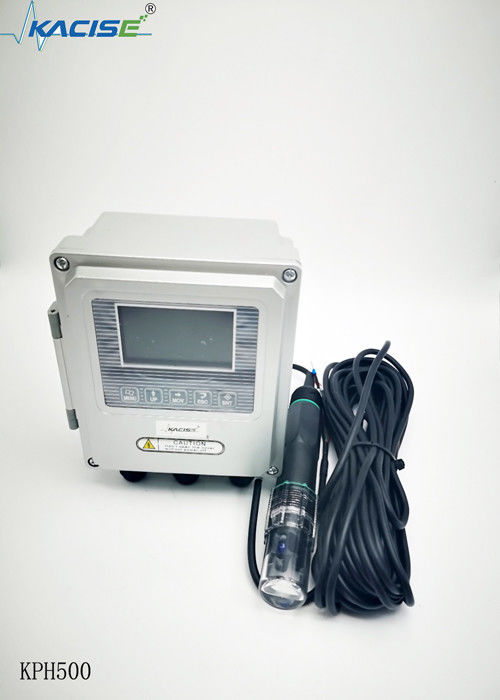 جهاز تحليل جودة المياه KPH500 PH Sensor مع نطاق قياس 0-14PH تعويض درجة الحرارة التلقائي و 485 الاتصال