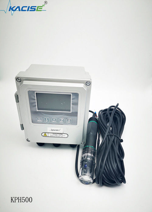 جهاز تحليل جودة المياه KPH500 PH Sensor مع نطاق قياس 0-14PH تعويض درجة الحرارة التلقائي و 485 الاتصال