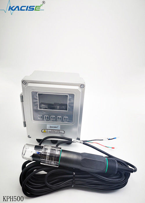 جهاز تحليل جودة المياه KPH500 PH Sensor مع نطاق قياس 0-14PH تعويض درجة الحرارة التلقائي و 485 الاتصال