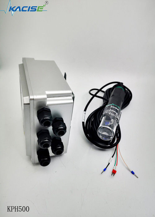 جهاز تحليل جودة المياه KPH500 PH Sensor مع نطاق قياس 0-14PH تعويض درجة الحرارة التلقائي و 485 الاتصال