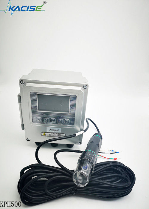 جهاز تحليل جودة المياه KPH500 PH Sensor مع نطاق قياس 0-14PH تعويض درجة الحرارة التلقائي و 485 الاتصال