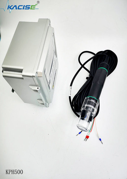 جهاز تحليل جودة المياه KPH500 PH Sensor مع نطاق قياس 0-14PH تعويض درجة الحرارة التلقائي و 485 الاتصال