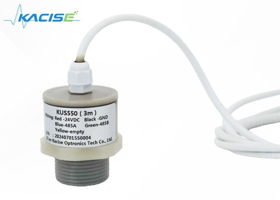 IP68 المقاومة الكيميائية مستوى السائل عداد الموجات فوق الصوتية الجسم بأكمله PVDF مكافحة التآكل
